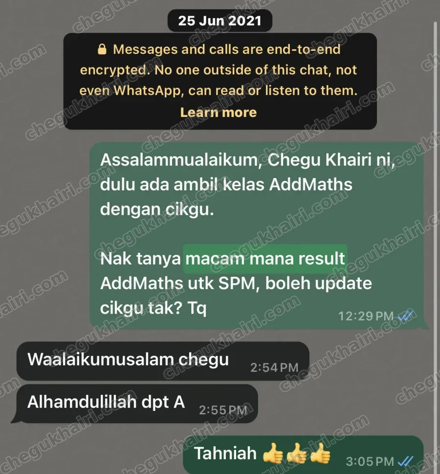 SPM 2020 - A for Add Maths.
