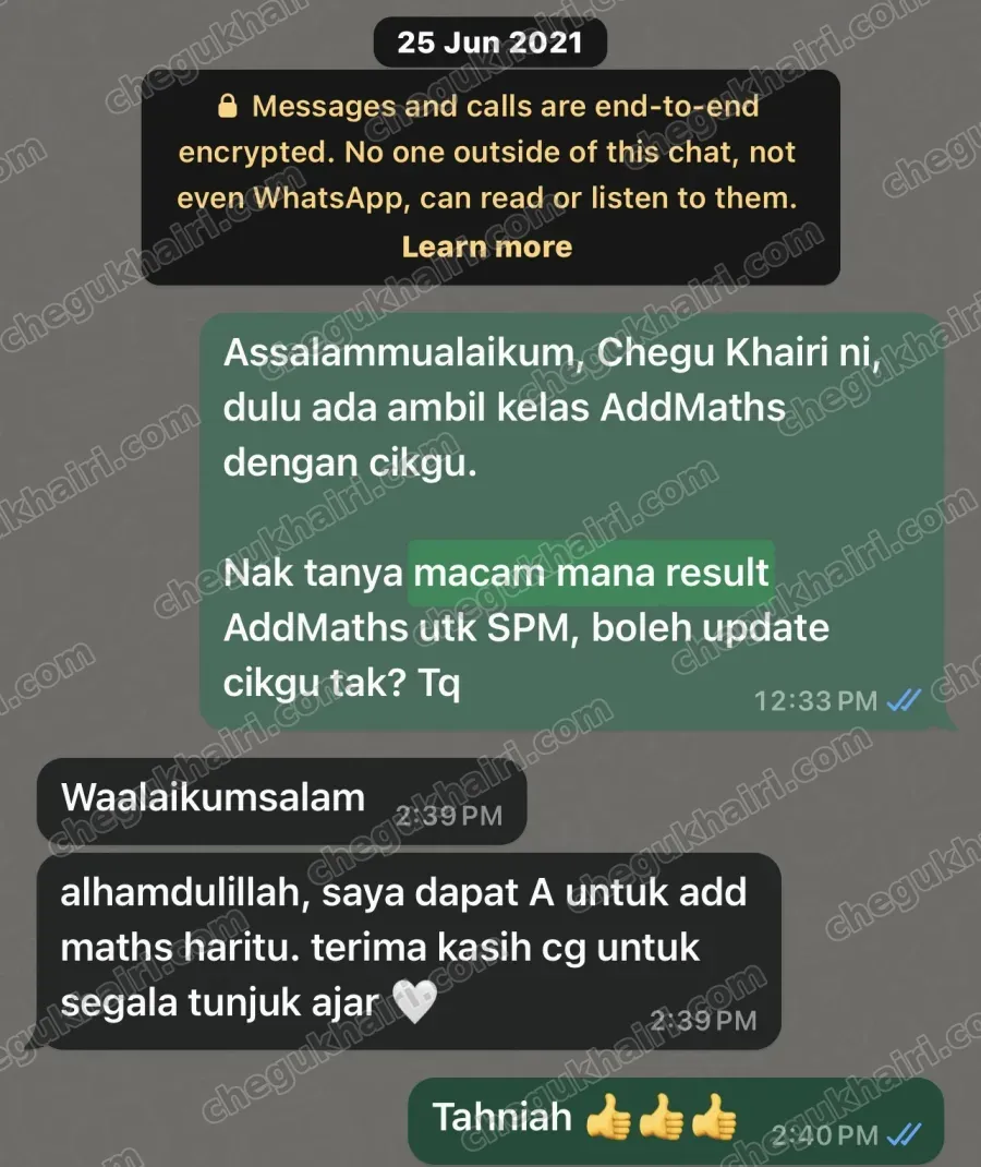 SPM 2020 - A for Add Maths.